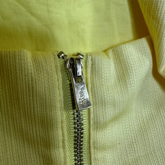 LILLY PULITZER Shelli Stretch Dress Watch Hill Yellow Size 12 Retail $168 - Picture 5 of 8